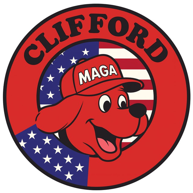 CLIFFORD - THE BIG MAGA DOG